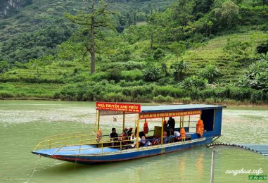 Hướng dẫn đi thuyền trên sông Nho Quế